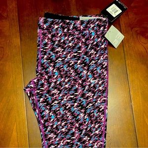 multi colored soft nike workout capris.